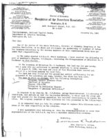 Correspondence with National Park Service