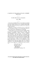 A Sketch in the Life of Major Andrew Ellicott