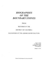 Biographies of the Boundary Stones