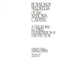 Boundary Markers of the Nation's Capital: A Proposal for Their Preservation & Protection